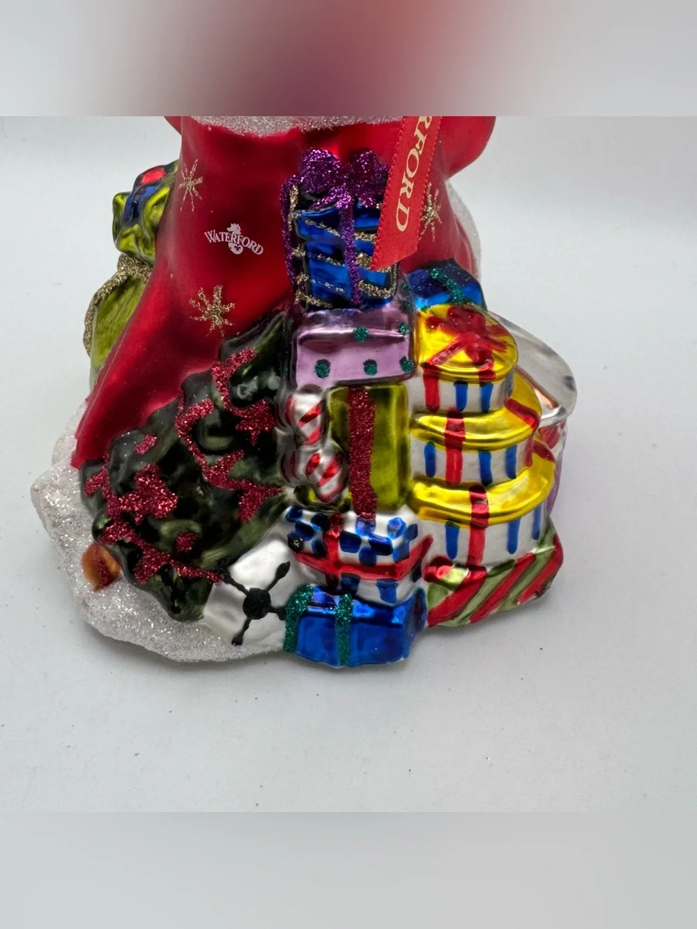 Waterford Holiday Heirlooms Noble Gift Giver Santa Glass Christmas Ornament
